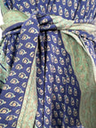 PRC7687 Avatar Pure Silk Maxi Dress with Belt
