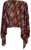 PRC6834 Avatar Pure Silk Capelet Poncho