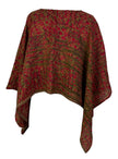 PRC7285 Avatar Pure Silk Capelet Poncho