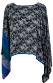PRC7295 Avatar Pure Silk Kimono-Sleeved Top