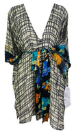 PRG7190 Sheer Avatar Pure Silk Kimono-Sleeved Jacket with Belt