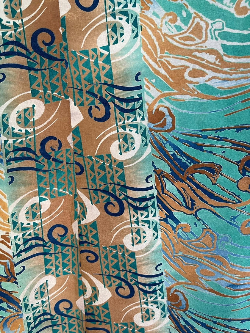 PRC6984 Avatar Pure Silk Waterfall Top