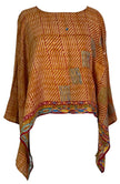 PRC7303 Avatar Pure Silk Capelet Poncho