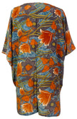 PRC7520 Avatar Pure Silk Kimono-Sleeved Jacket with Belt