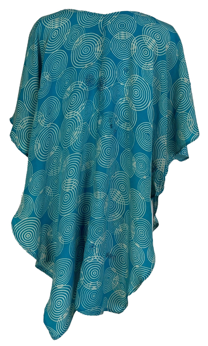 KERRI  PRC6998 Avatar Pure Silk Waterfall Top