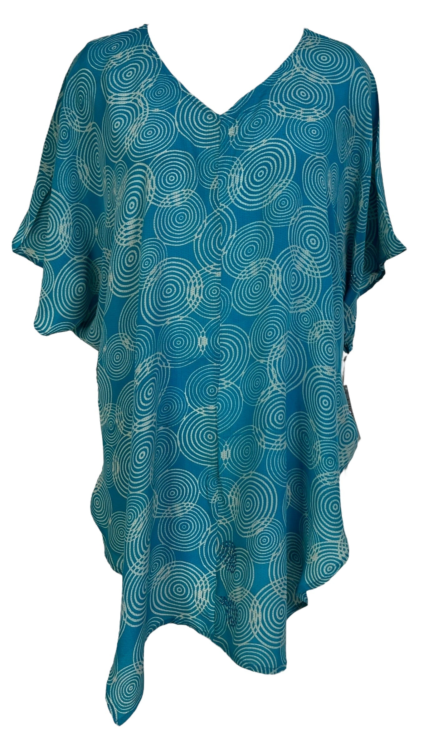 KERRI  PRC6998 Avatar Pure Silk Waterfall Top