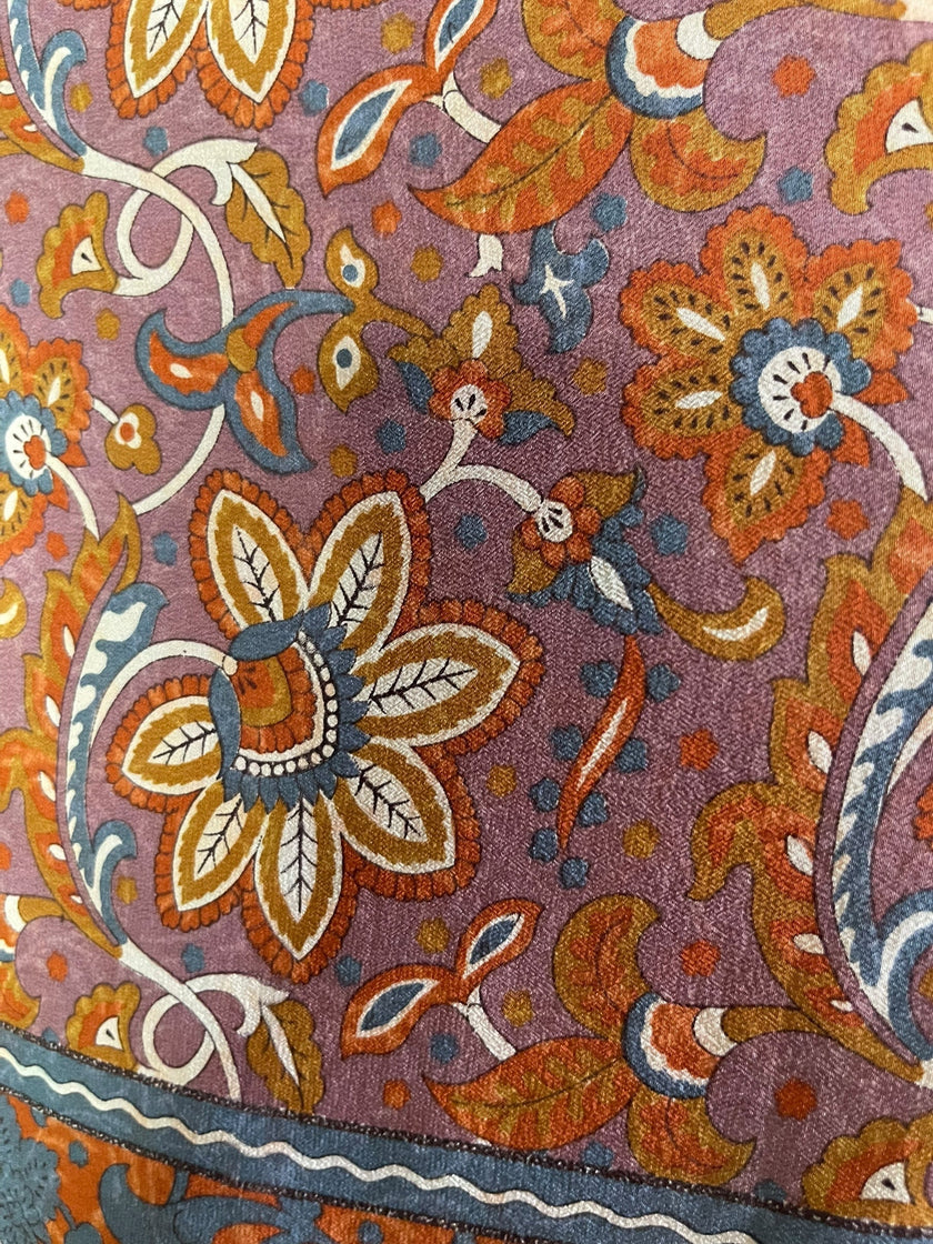 PRC6907 Avatar Pure Silk Capelet Poncho