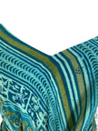 PRC7754 Avatar Pure Silk Maxi Dress with Belt