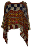 PRC7028 Avatar Pure Silk Capelet Poncho