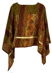 PRC6861 Avatar Pure Silk Capelet Poncho