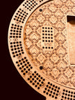 Personalized 4-Track  Cribbage Board – Handcrafted, Custom Engraved & Stand-Up Display