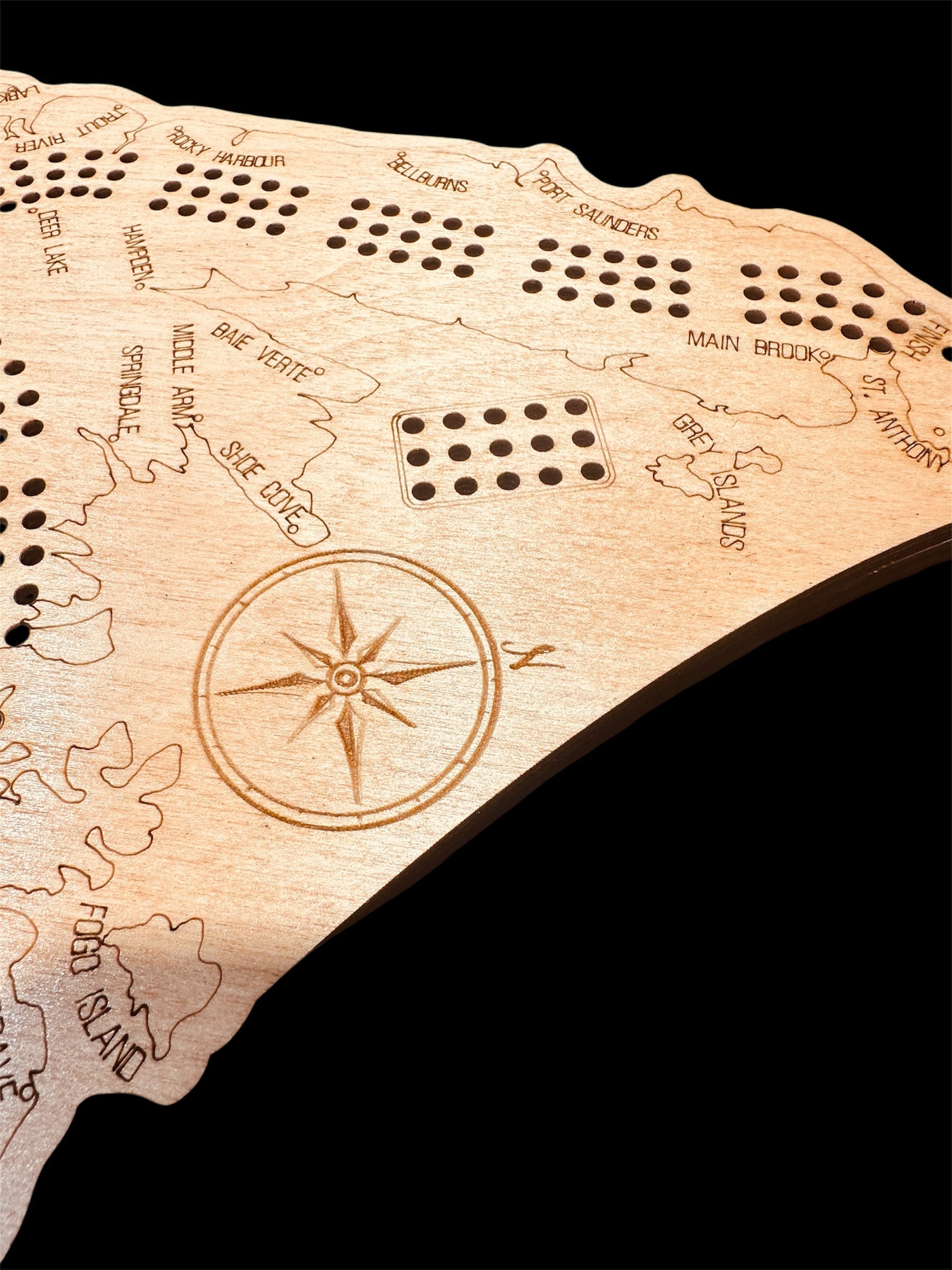 Newfoundland Cribbage Board