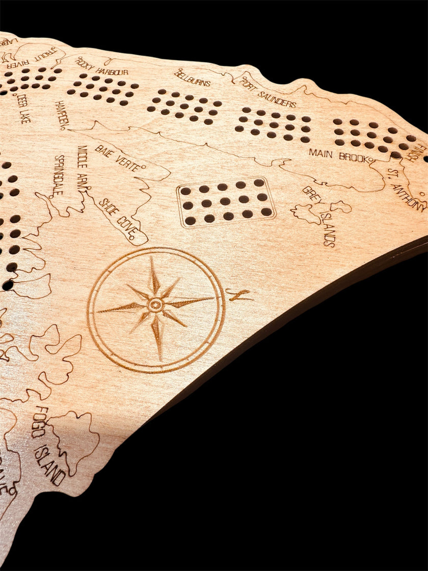 Newfoundland Cribbage Board