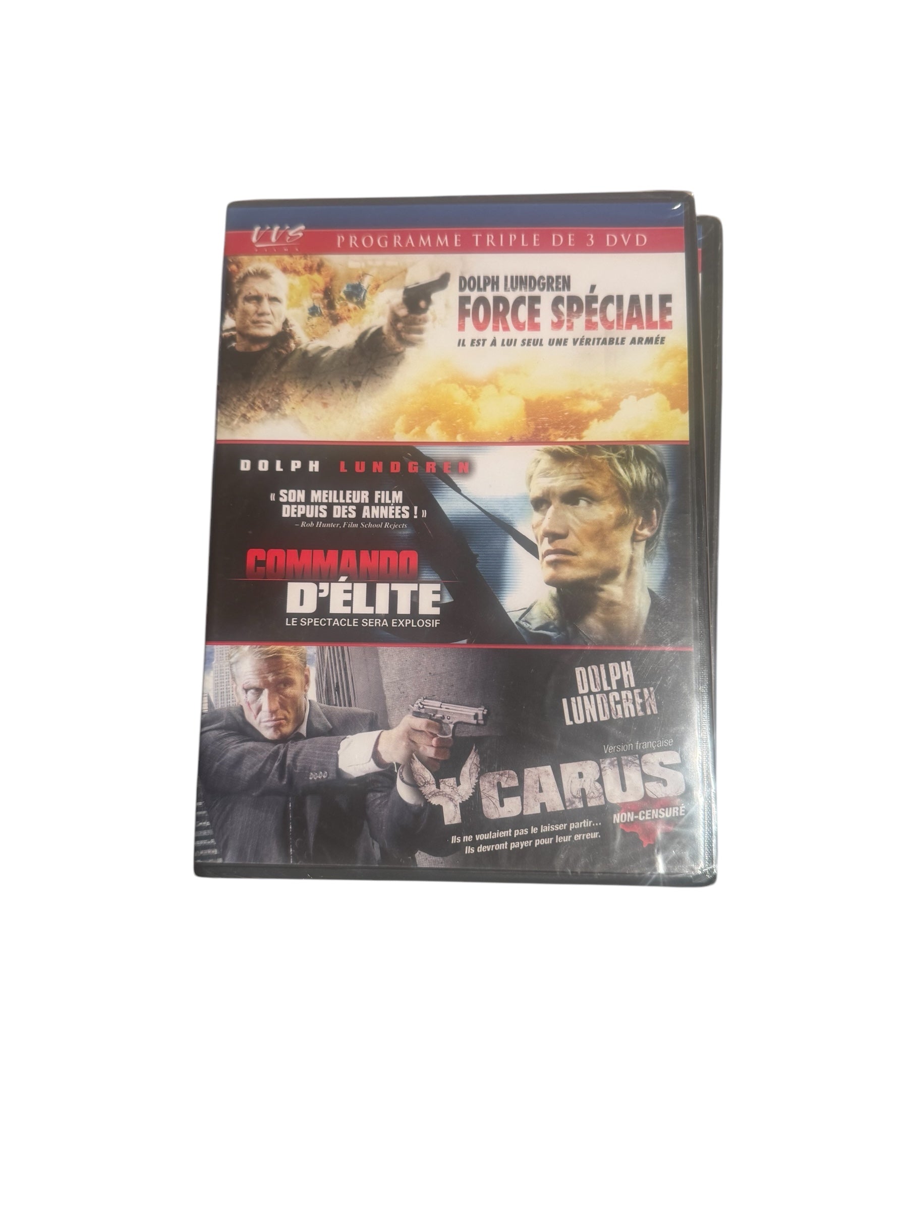 Trio Dolph Lundgren: Force Spéciale / Commando d'Élite / Icarus - DVD