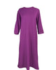 Ladies Cotton Terry Dress – Magenta