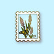 Lavender Postage Stamp Enamel Pin