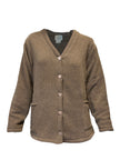 Adaptive Open Back Cotton Fleece Cardigan