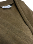 Adaptive Open Back Cotton Fleece Cardigan