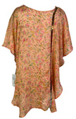 PCH6997 Very Sheer Avatar Pure Silk Waterfall Top