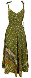 PRC7759 Avatar Pure Silk Maxi Dress with Belt