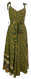 PRC7759 Avatar Pure Silk Maxi Dress with Belt
