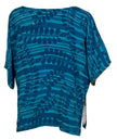KERRI  PRC6302 Avatar Pure Silk Side Slit Top