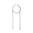 Pic double en acier inoxydable pour carte - Hauteur 2