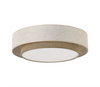 CALISTO JUTE Natural Flush Mount Light