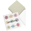 Pierre Belvedere - Card Ens. / 8 - Merci (Blank)