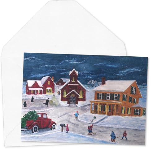 Pierre Belvedere - X-Mas Card Ens. / 8 - Andrée Roy (Blank)