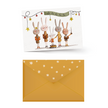 Pierre Belvedere - X-Mas Card Ens. / 8 - Fa La La La (Blank)