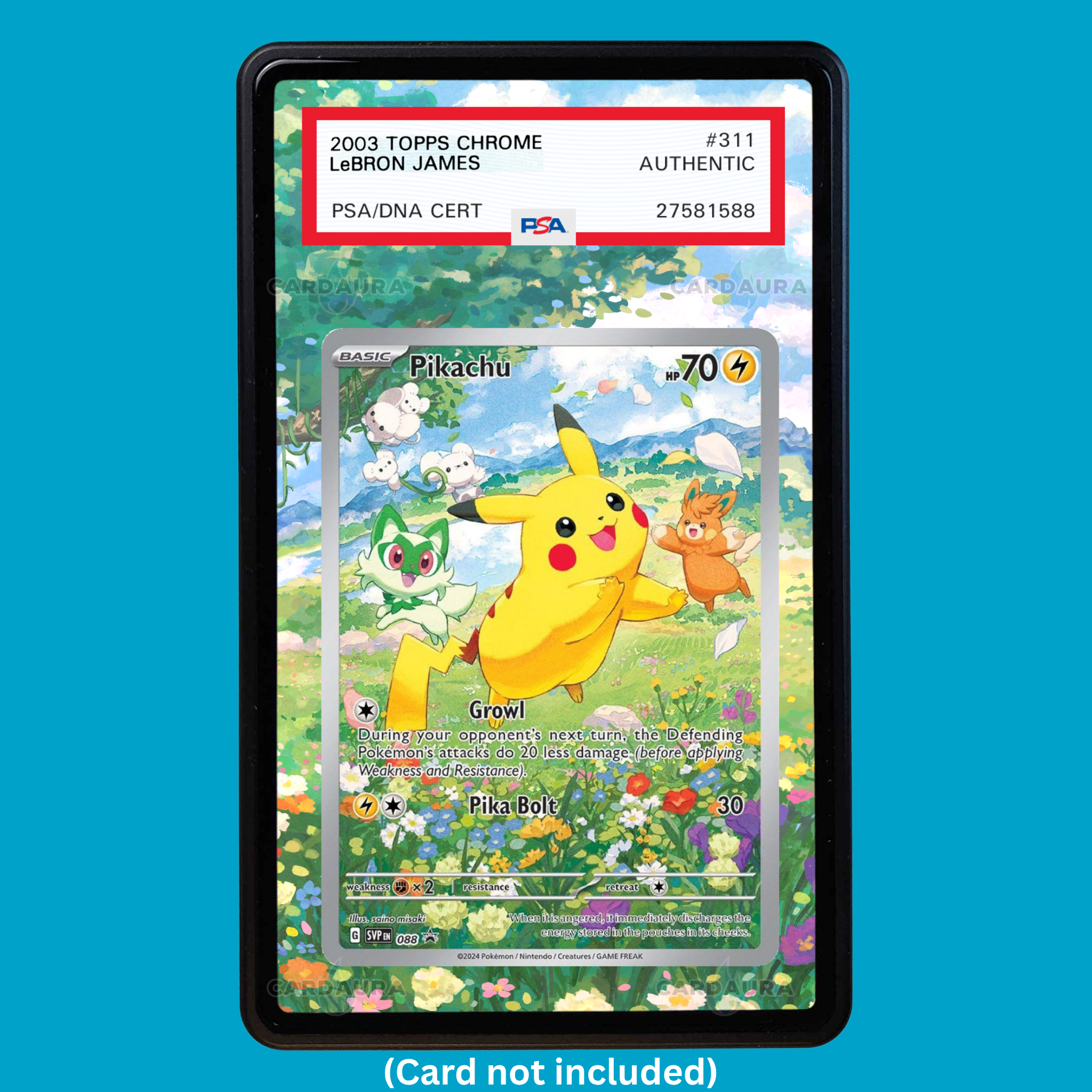 Pikachu SV088 Promo (Graded) Display Case