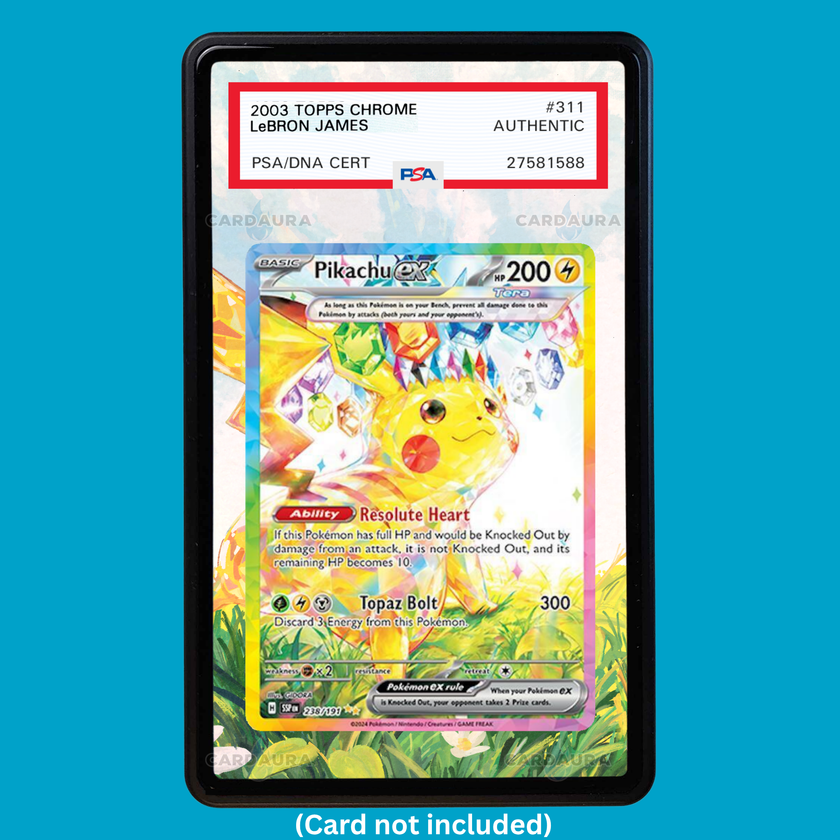 Pikachu EX 238/191 Surging Sparks (Graded) Display Case