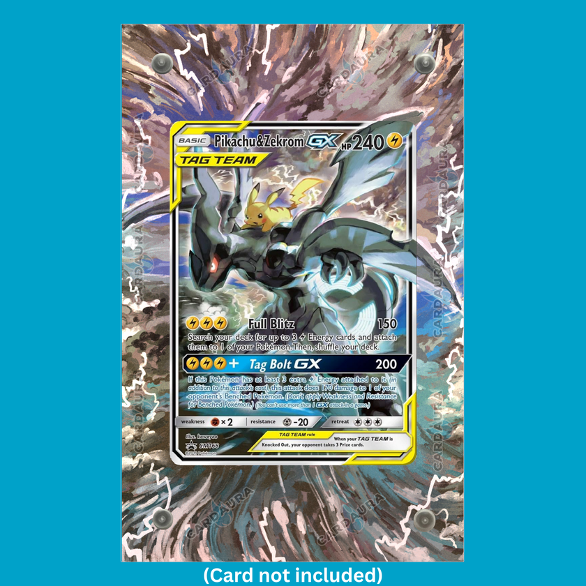 Pikachu & Zekrom GX SM168 Promo (Ungraded) Display Case