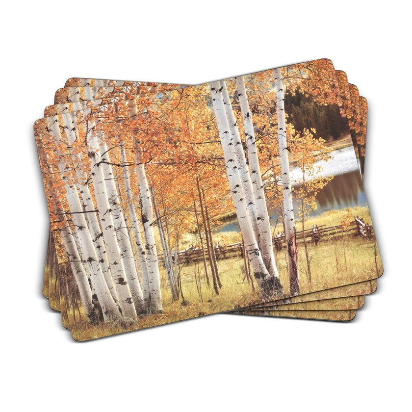 Pimpernel - Birch Beauty Mat 16X12