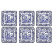 Pimpernel - Blue Italian Coasters (Set of 6) | 4 x 4 Inches