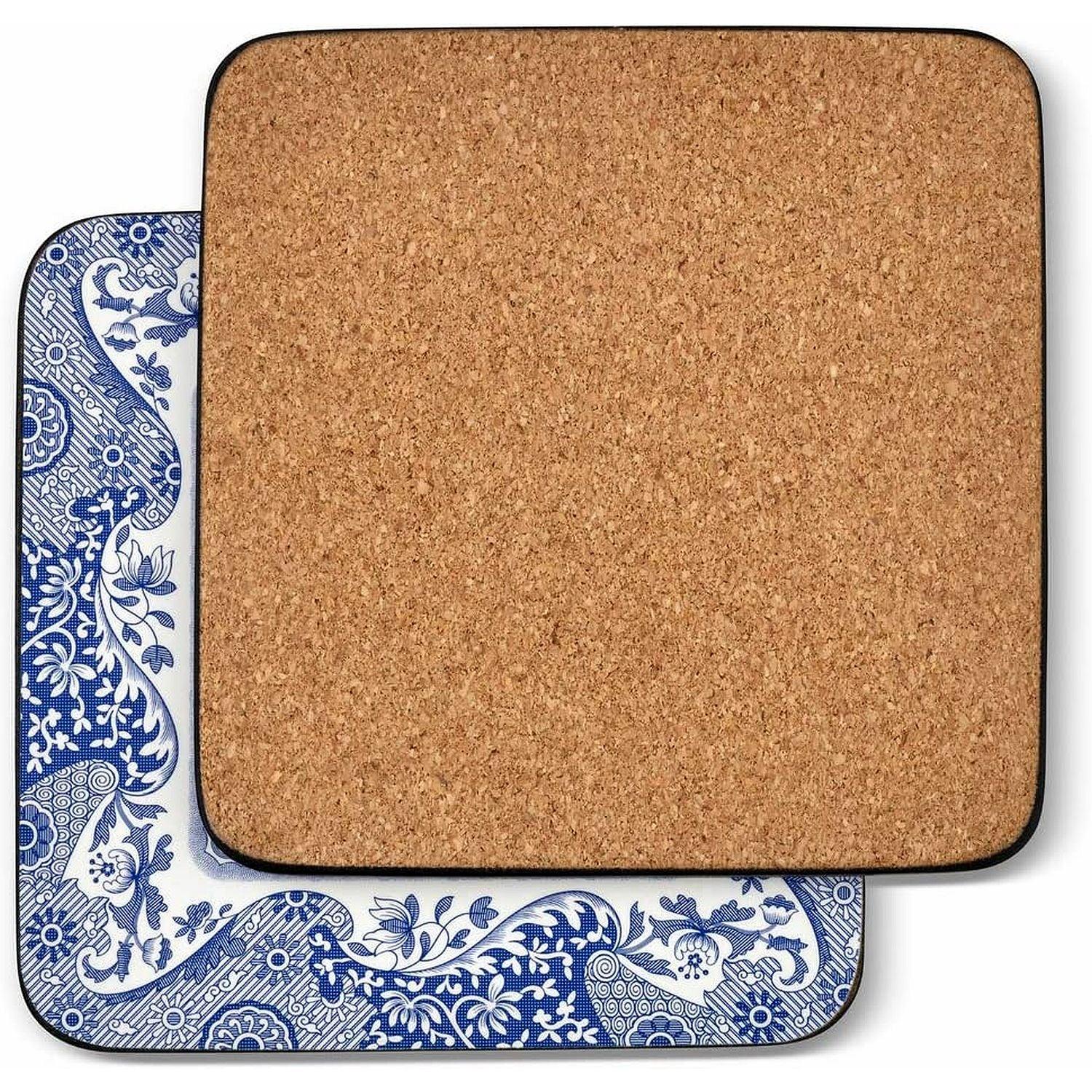 Pimpernel - Blue Italian Coasters (Set of 6) | 4 x 4 Inches
