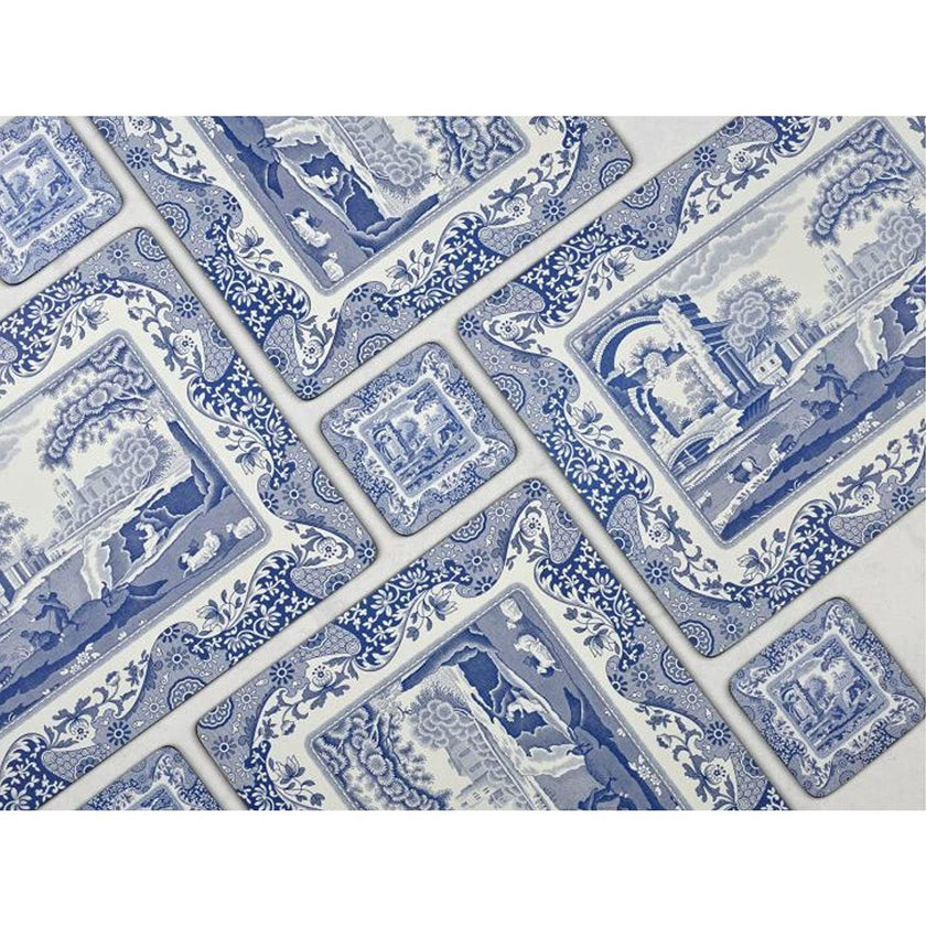 Pimpernel - Blue Italian Placemats (Set of 4) | 16 x 12 Inches