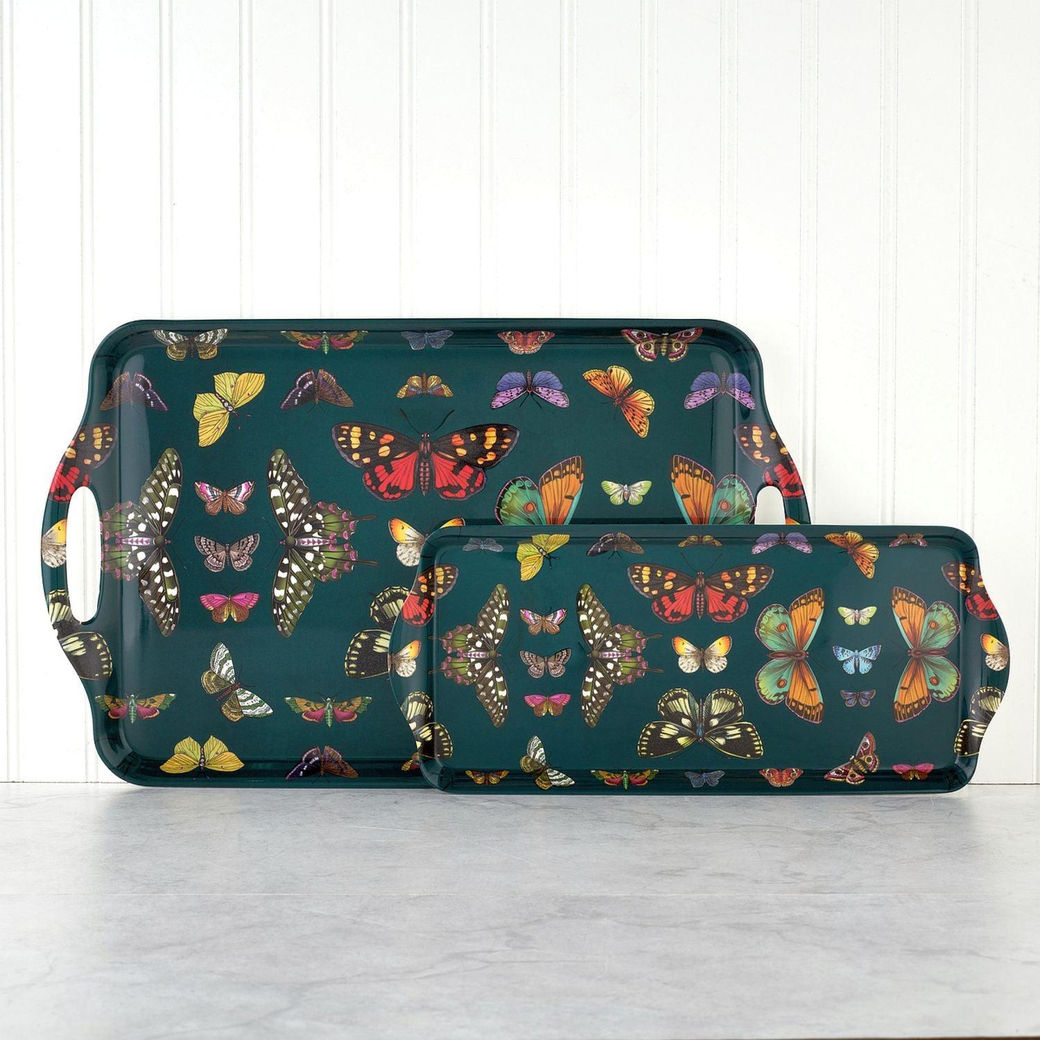 Pimpernel - Botanic Garden Harmony - Melamine Handled Tray | 18.9 x 11.6 in