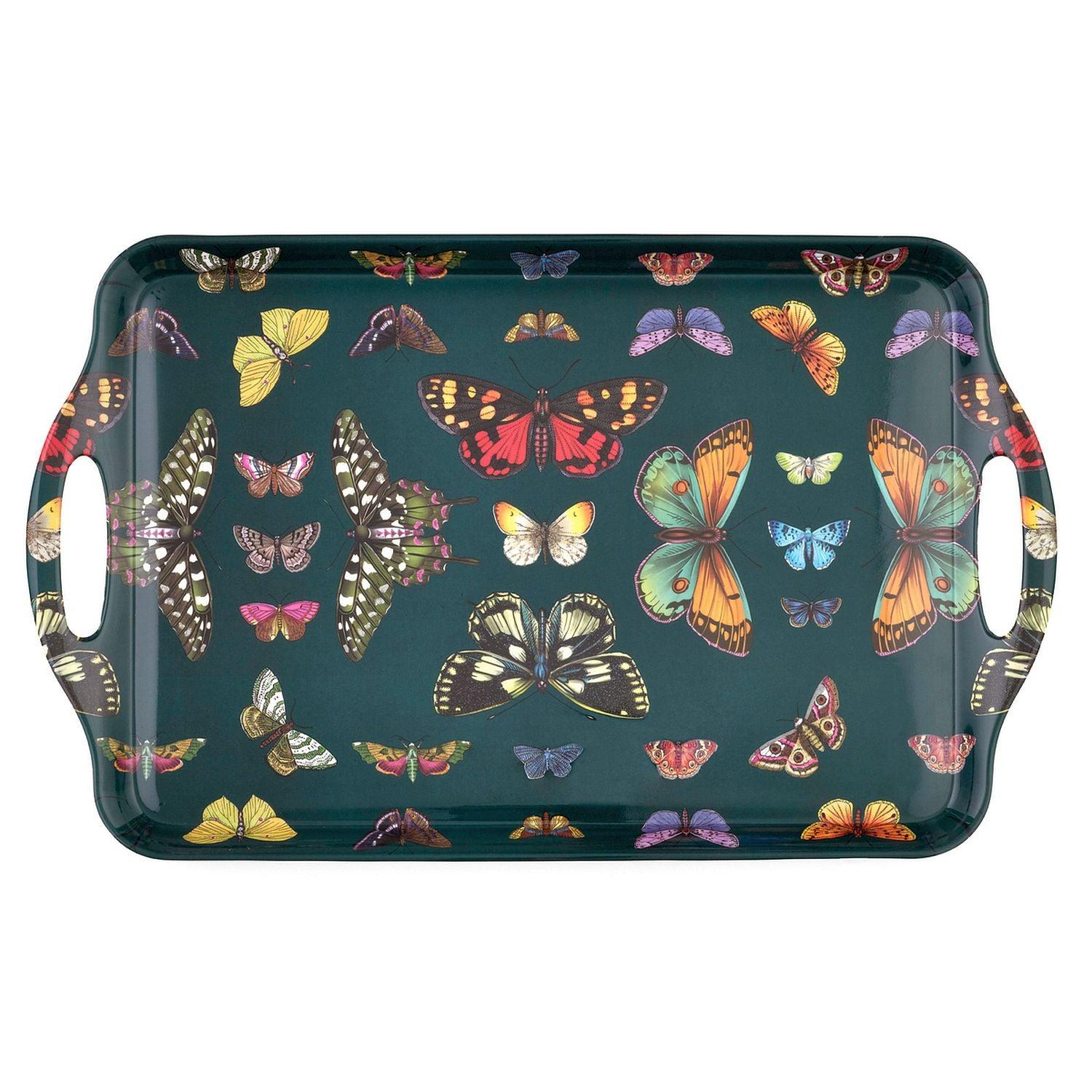 Pimpernel - Botanic Garden Harmony - Melamine Handled Tray | 18.9 x 11.6 in