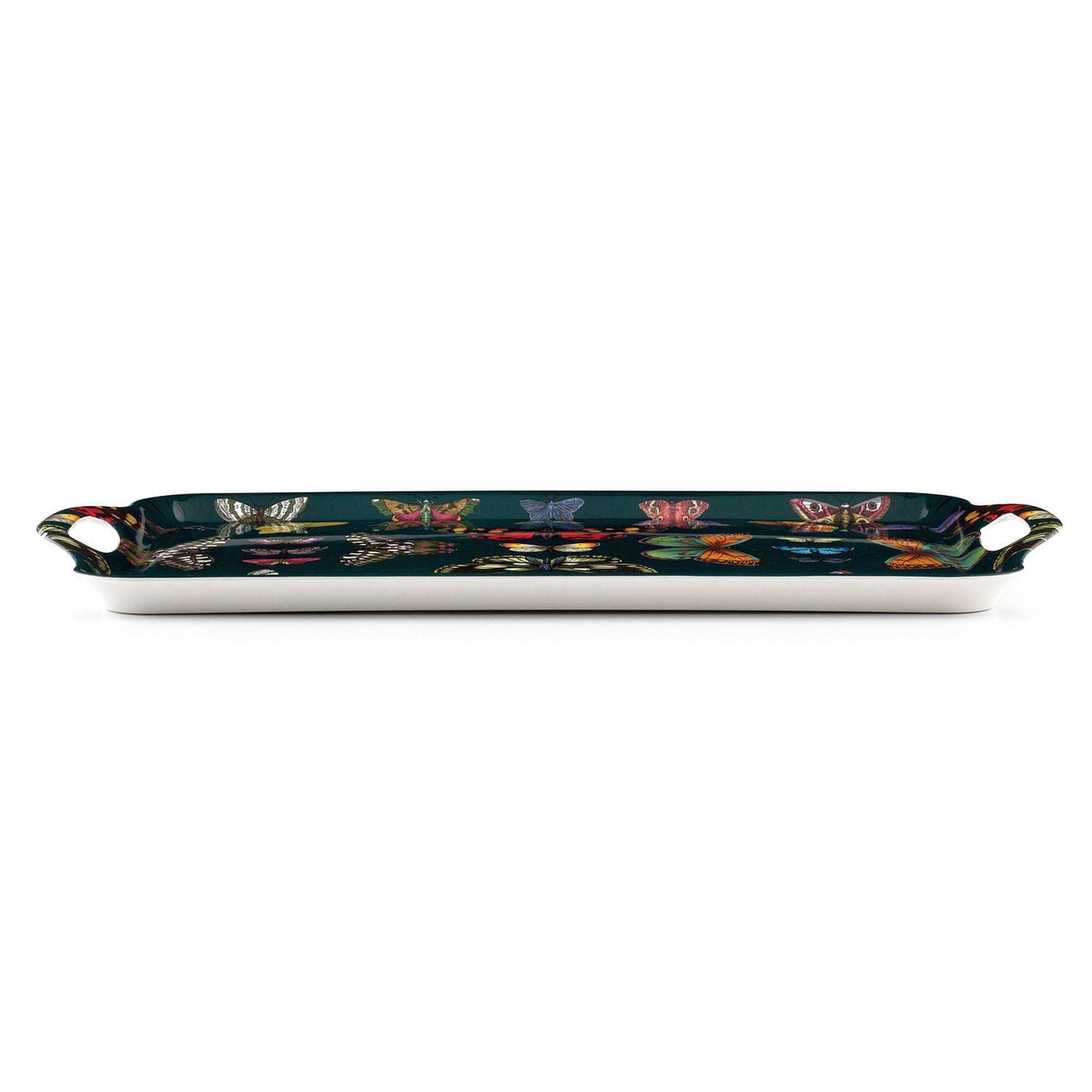 Pimpernel - Botanic Garden Harmony - Melamine Handled Tray | 18.9 x 11.6 in