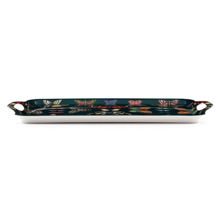 Pimpernel - Botanic Garden Harmony - Melamine Handled Tray | 18.9 x 11.6 in