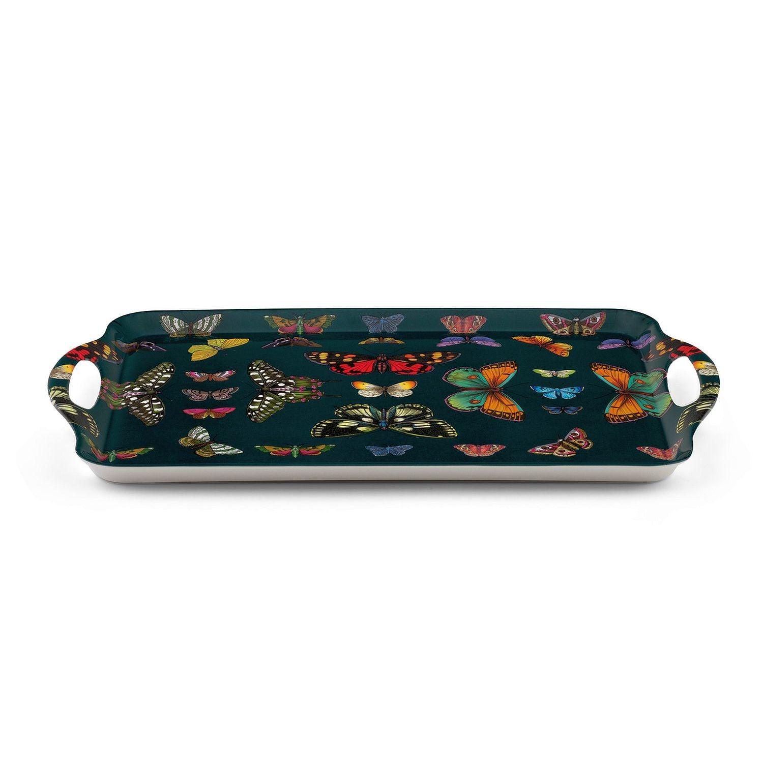 Pimpernel - Botanic Garden Harmony - Melamine Handled Tray | 18.9 x 11.6 in