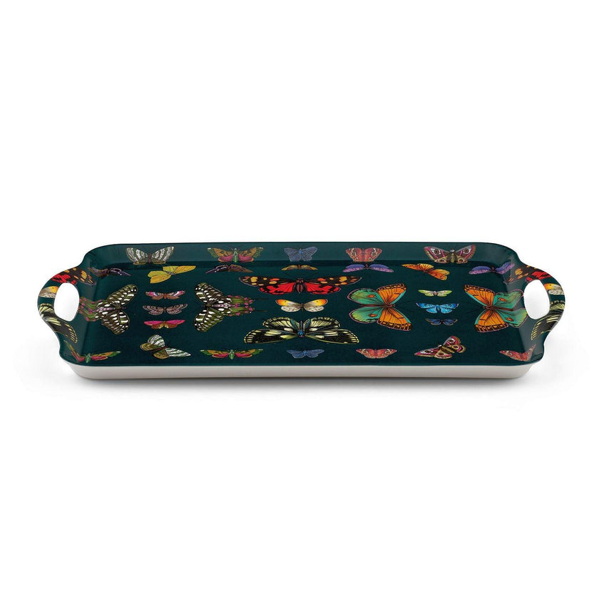 Pimpernel - Botanic Garden Harmony - Melamine Handled Tray | 18.9 x 11.6 in