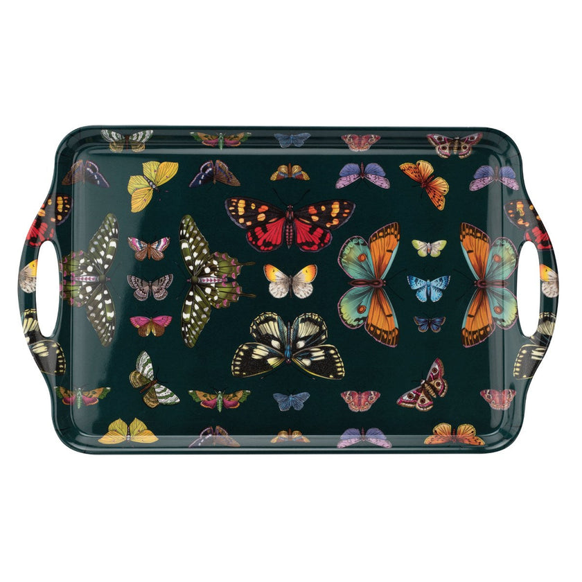Pimpernel - Botanic Garden Harmony - Melamine Handled Tray | 18.9 x 11.6 in