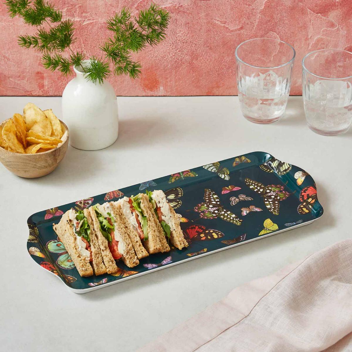Pimpernel - Botanic Garden Harmony Sandwich Tray | 15.1 x 6.5 in