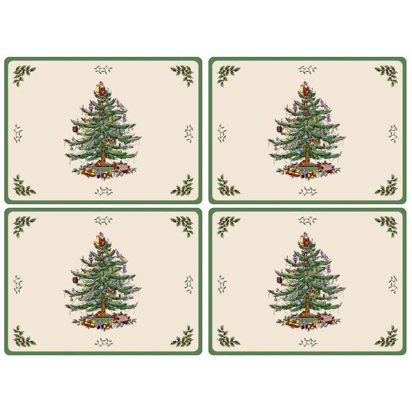 Pimpernel - Christmas Tree Set of 4 Placemats | 15.7 x 11.7 in