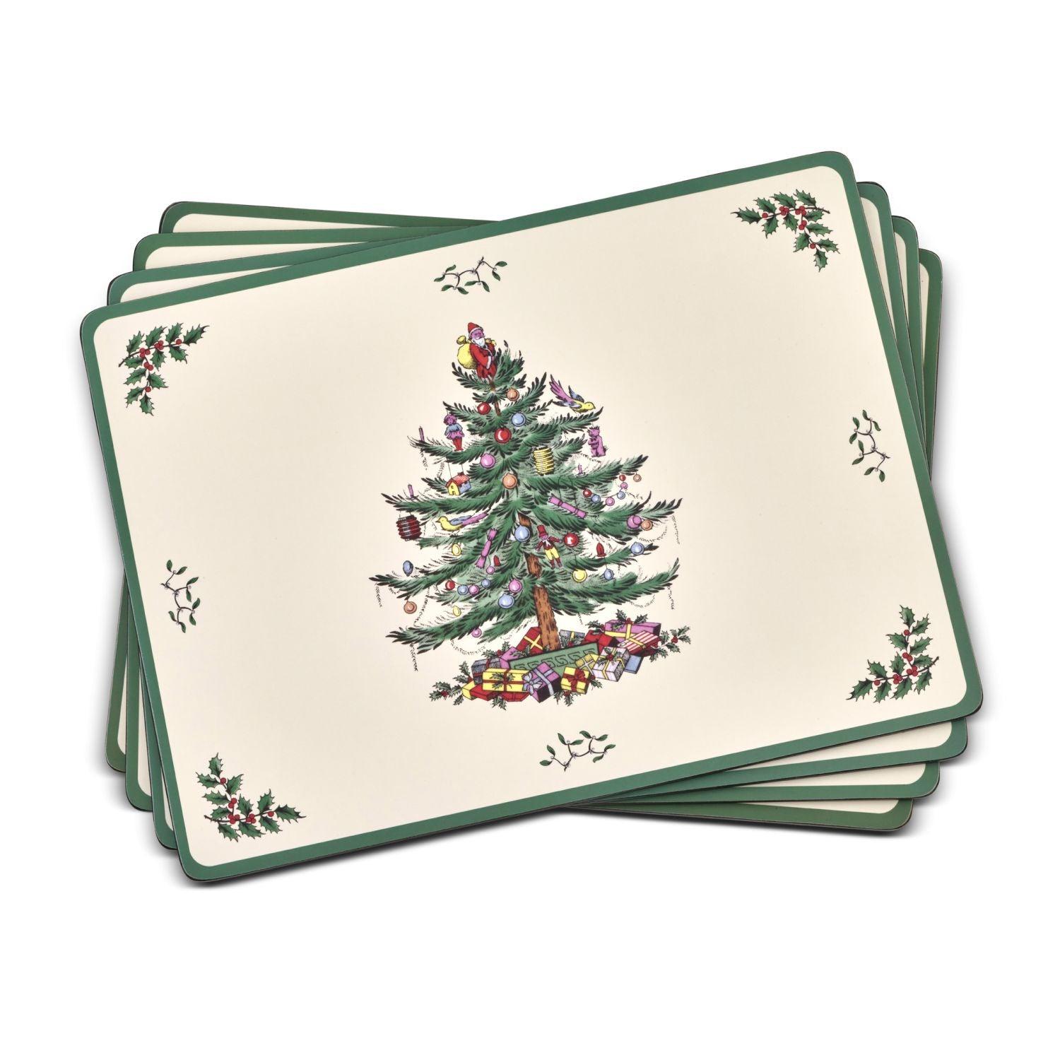 Pimpernel - Christmas Tree Set of 4 Placemats | 15.7 x 11.7 in