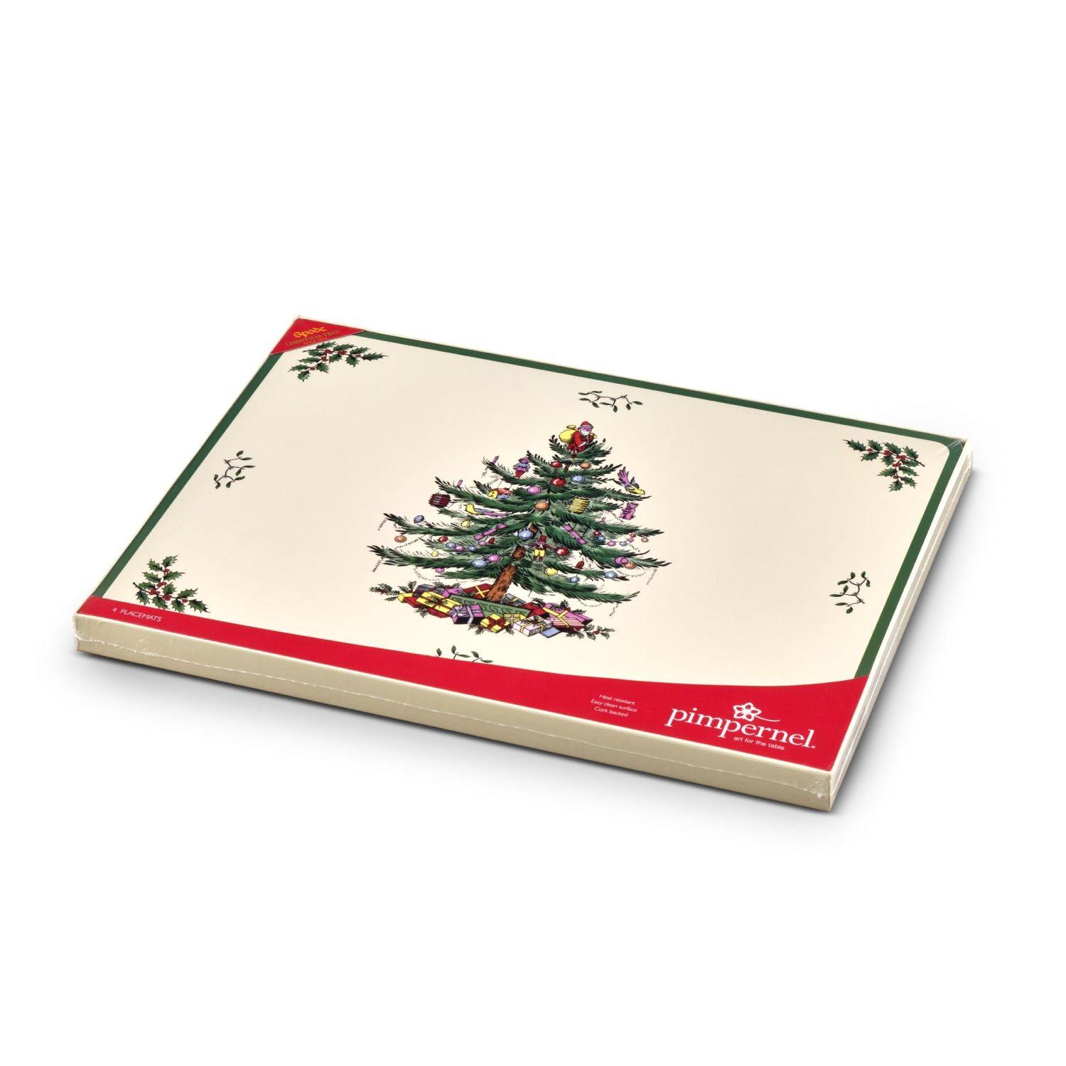 Pimpernel - Christmas Tree Set of 4 Placemats | 15.7 x 11.7 in