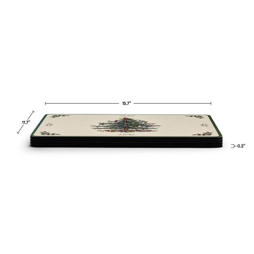 Pimpernel - Christmas Tree Set of 4 Placemats | 15.7 x 11.7 in